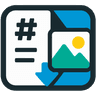 Markdown to image Logo
