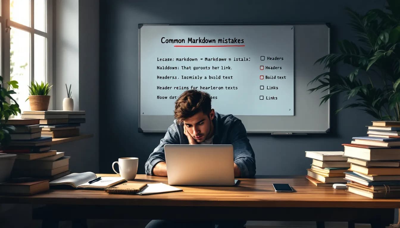 Common Markdown Mistakes and How to Avoid Them